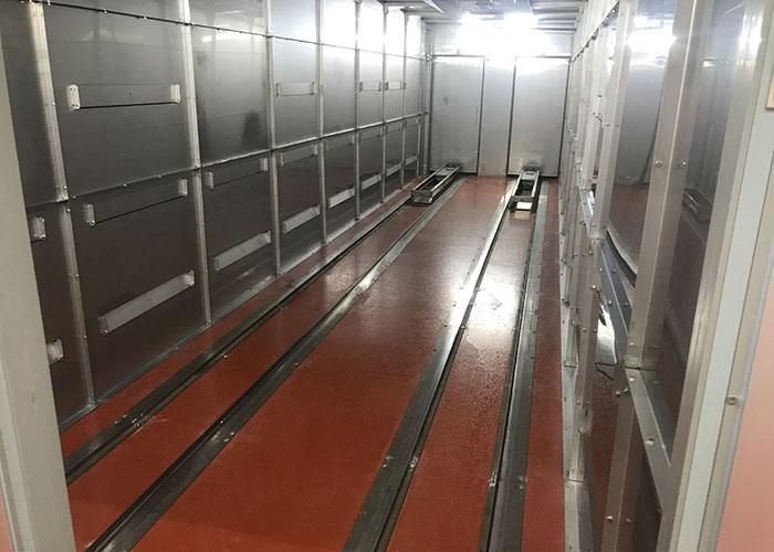 設置後ホイロ内