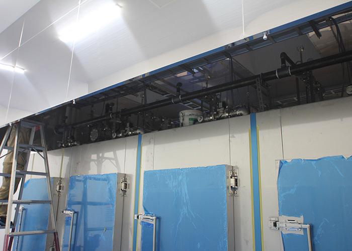 蒸し庫上部配管