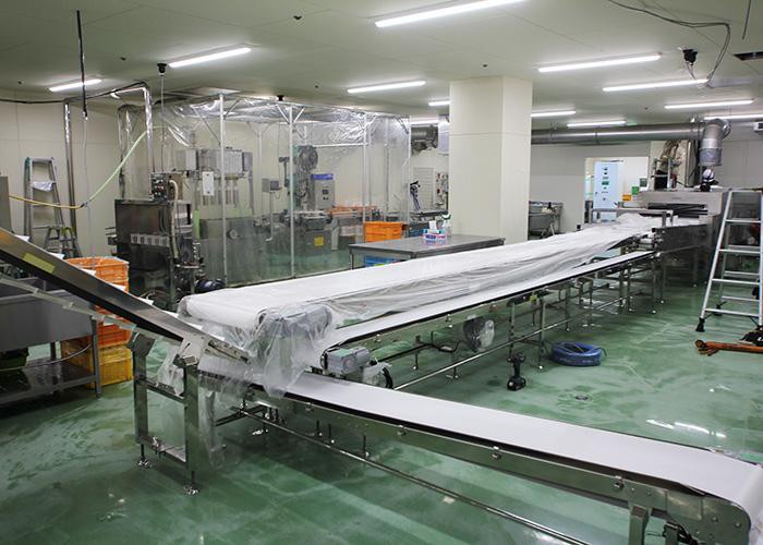 搾汁ライン改修・拡張工事